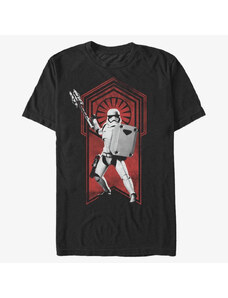 Pánské tričko Merch Star Wars: Episode 7 - Nines Order Flag Unisex T-Shirt Black