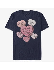 Pánské tričko Merch Star Wars: Classic - Candy Hearts Unisex T-Shirt Navy Blue