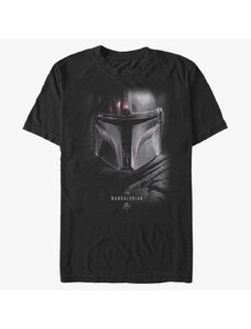 Pánské tričko Merch Star Wars: Mandalorian - Hero Shot Unisex T-Shirt Black