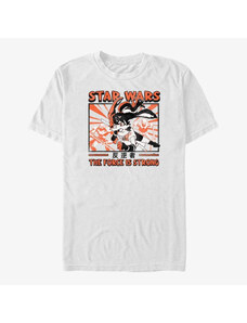 Pánské tričko Merch Star Wars: Visions - Strong Force Characters Unisex T-Shirt White