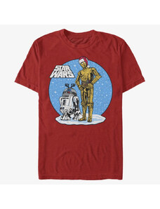 Pánské tričko Merch Star Wars: Classic - Chillin Bros Unisex T-Shirt Red