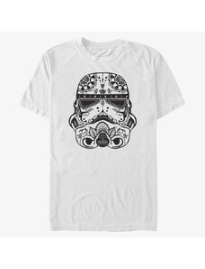 Pánské tričko Merch Star Wars: Classic - Sugar Skull Troop Unisex T-Shirt White