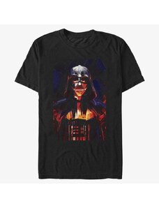 Pánské tričko Merch Star Wars Obi-Wan - Vader Paint Unisex T-Shirt Black