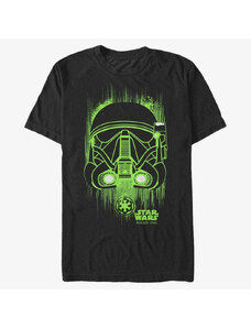 Pánské tričko Merch Star Wars: Rogue One - Neon Lights Unisex T-Shirt Black