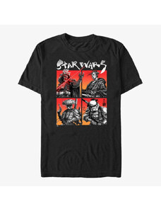 Pánské tričko Merch Star Wars: Visions - Four on the Floor Unisex T-Shirt Black