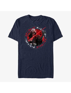 Pánské tričko Merch Star Wars: Visions - Samurai Vader Unisex T-Shirt Navy Blue