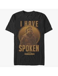 Pánské tričko Merch Star Wars: The Mandalorian - Kuill Has Spoken Unisex T-Shirt Black