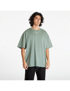 Pánské tričko Karl Kani Small Signature Heavy Jersey Boxy Tee Dusty Green