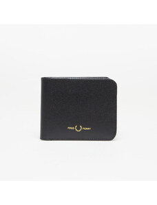 Pánská peněženka FRED PERRY Burnished Leathr B'Fold Wallet Black