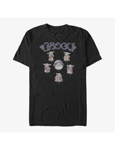 Pánské tričko Merch Star Wars: The Mandalorian - GROGU Unisex T-Shirt Black