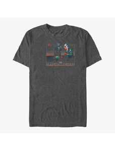 Pánské tričko Merch Star Wars: The Mandalorian - Is This The Way Unisex T-Shirt Dark Heather Grey