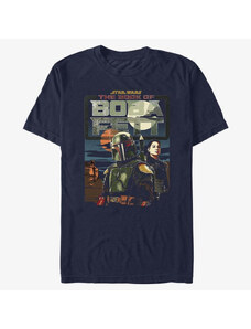 Pánské tričko Merch Star Wars Book of Boba Fett - Bounty Buddies Unisex T-Shirt Navy Blue