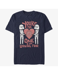 Pánské tričko Merch Star Wars: Classic - Droid Looking For Unisex T-Shirt Navy Blue