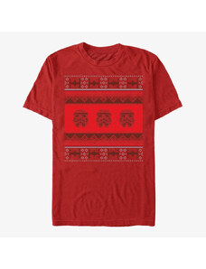 Pánské tričko Merch Star Wars: Classic - Trooper Stitches Unisex T-Shirt Red
