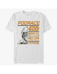 Pánské tričko Merch Star Wars: Classic - Boonta Eve Classic Unisex T-Shirt White