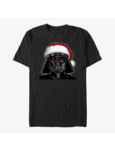 Pánské tričko Merch Star Wars: Classic - Santa Darth JCP Unisex T-Shirt Black