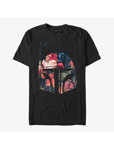 Pánské tričko Merch Star Wars: Classic - Bobba Floral Unisex T-Shirt Black