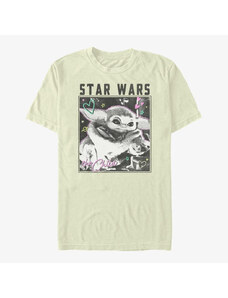 Pánské tričko Merch Star Wars: The Mandalorian - Doodle Photo Unisex T-Shirt Natural