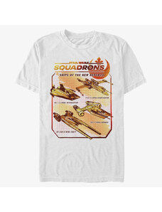 Pánské tričko Merch Star Wars: Squadrons - Rebel Ships Unisex T-Shirt White