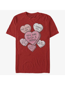 Pánské tričko Merch Star Wars: Classic - Candy Hearts Unisex T-Shirt Red