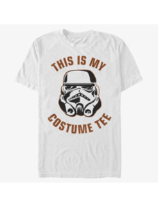 Pánské tričko Merch Star Wars: Classic - This Is My Storm Trooper Costume Tee Unisex T-Shirt White