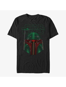 Pánské tričko Merch Star Wars: Classic - Pin Line Boba Fett Unisex T-Shirt Black