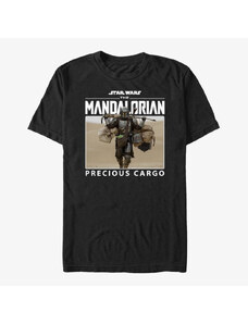 Pánské tričko Merch Star Wars: The Mandalorian - MandoMon Epi2 Travel Unisex T-Shirt Black