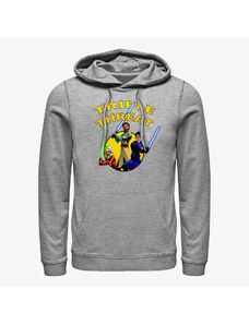 Pánská mikina Merch Star Wars: Clone Wars - Triple Threat Unisex Hoodie Heather Grey