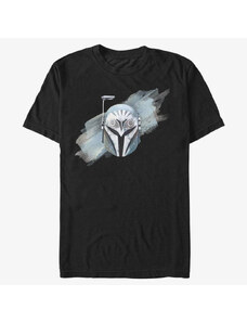 Pánské tričko Merch Star Wars: The Mandalorian - Bo-Katan Helmet Unisex T-Shirt Black