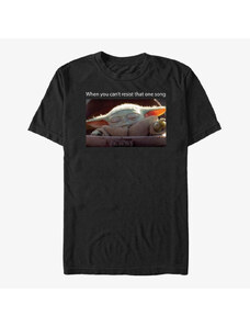 Pánské tričko Merch Star Wars: The Mandalorian - Cant Resist Unisex T-Shirt Black