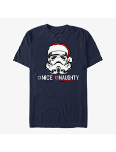 Pánské tričko Merch Star Wars: Classic - Trooper List Unisex T-Shirt Navy Blue