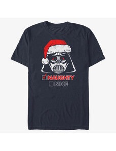 Pánské tričko Merch Star Wars: Classic - Holiday Spirit Unisex T-Shirt Navy Blue