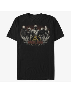 Pánské tričko Merch Star Wars: Mandalorian - Vintage Crew Unisex T-Shirt Black
