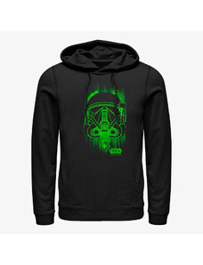 Pánská mikina Merch Star Wars: Rogue One - Neon Lights Unisex Hoodie Black