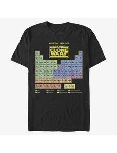 Pánské tričko Merch Star Wars: Clone Wars - Clone Wars Table Unisex T-Shirt Black