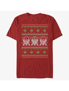 Pánské tričko Merch Star Wars: Classic - Christmas Units Unisex T-Shirt Red