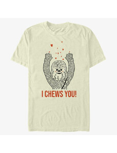 Pánské tričko Merch Star Wars - I Chews You Chewy Unisex T-Shirt Natural
