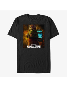 Pánské tričko Merch Star Wars: The Mandalorian - Frog Lady Poster Unisex T-Shirt Black