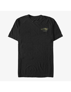 Pánské tričko Merch Star Wars: The Mandalorian - Child Card V2 Unisex T-Shirt Black