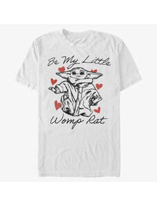 Pánské tričko Merch Star Wars: The Mandalorian - Be My Womp Rat Unisex T-Shirt White