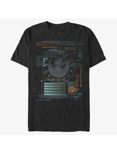 Pánské tričko Merch Star Wars: Squadrons - X-Wing Game Components Unisex T-Shirt Black