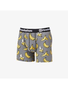 Boxerky Horsefeathers Sidney Boxer Shorts Grey/ Bananas Print