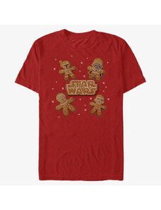 Pánské tričko Merch Star Wars: Classic - Gingerbread Crew Unisex T-Shirt Red