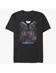 Pánské tričko Merch Star Wars: The Mandalorian - Dark Troopers Troopin Unisex T-Shirt Black