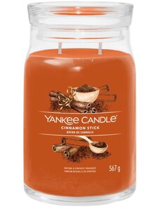 Velká vonná svíčka Yankee Candle Cinnamon Stick Signature