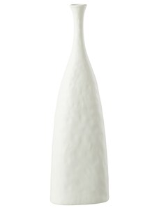 Bílá keramická váza J-line Zafelo 50 cm