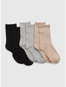 GAP Dětské ponožky CashSoft, 3 kusy Barevná