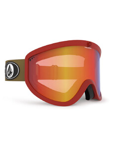 Zimní brýle Volcom Footprints Red/Charamel +Bl - EA Red Chrome EA