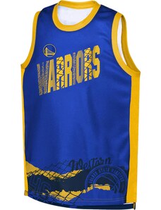 Outer Stuff Dětské Outerstuff Fast Break Shooter Warriors Tank / Modrá, Žlutá / XL