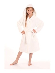 VESTIS kids Dětský luxusní župan Athena bílý s kapucí